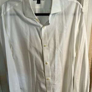 Men's White Banana Republic Dress Shirt